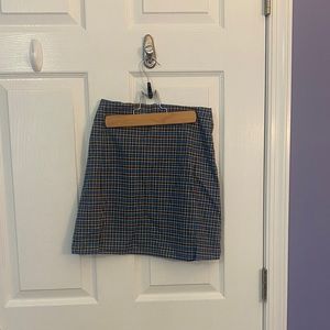 NWOT brandy blue plaid skirt